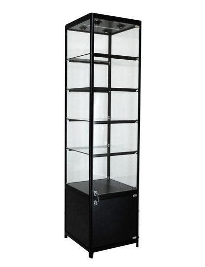 Tall Display Cabinets With Lockable Doors