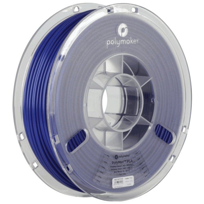 Polymaker PolyMax Tough PLA 1.75mm True Blue 3D printer filament