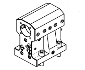 Quick Change MTSK Axial reinforced driven tool H&#61;110mm