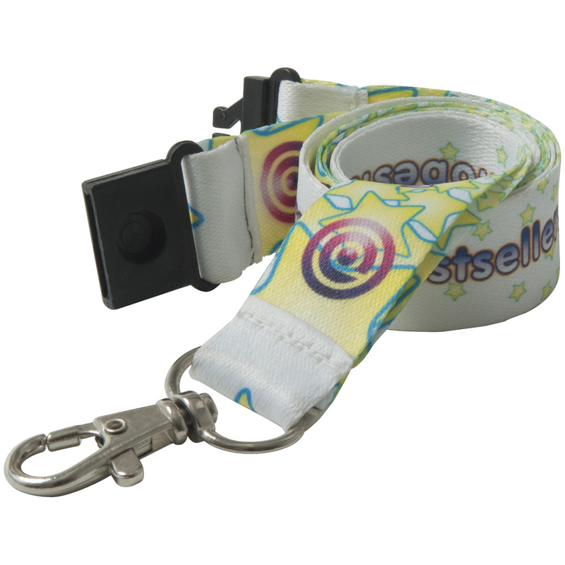 15mm Recycled PET Dye Sub Lanyard