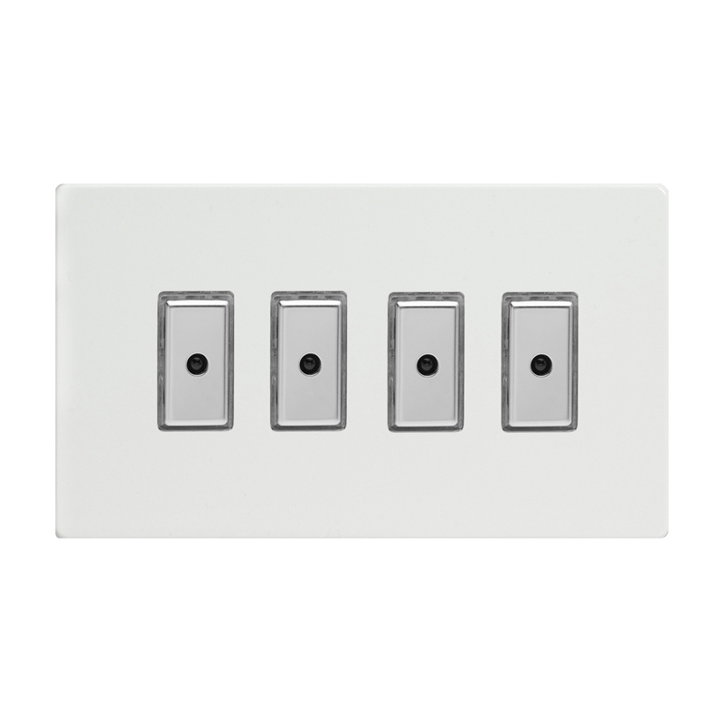 Varilight 4G Multi Point Touch Dimmer Switch Premium White