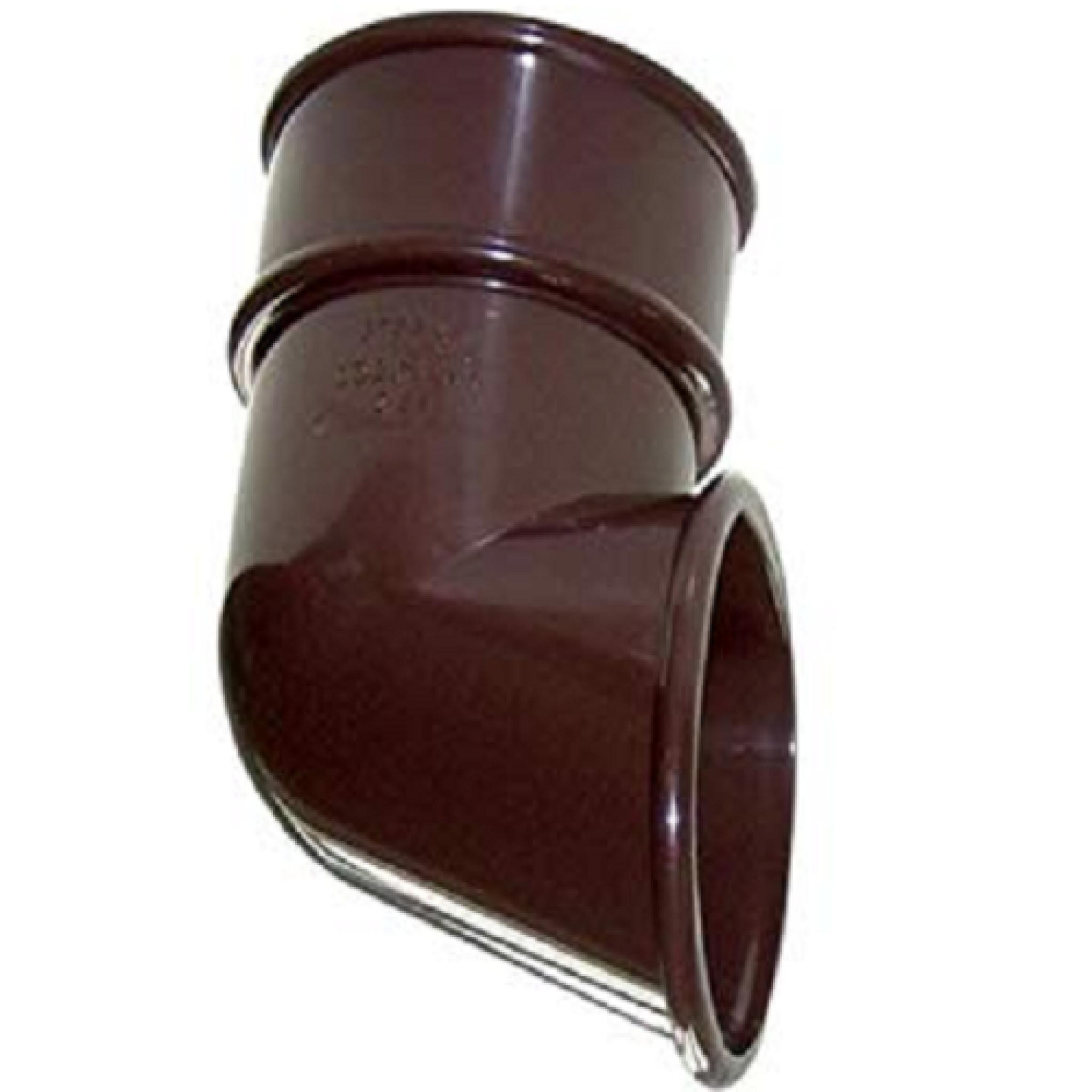 Brown Round Down Pipe Shoe