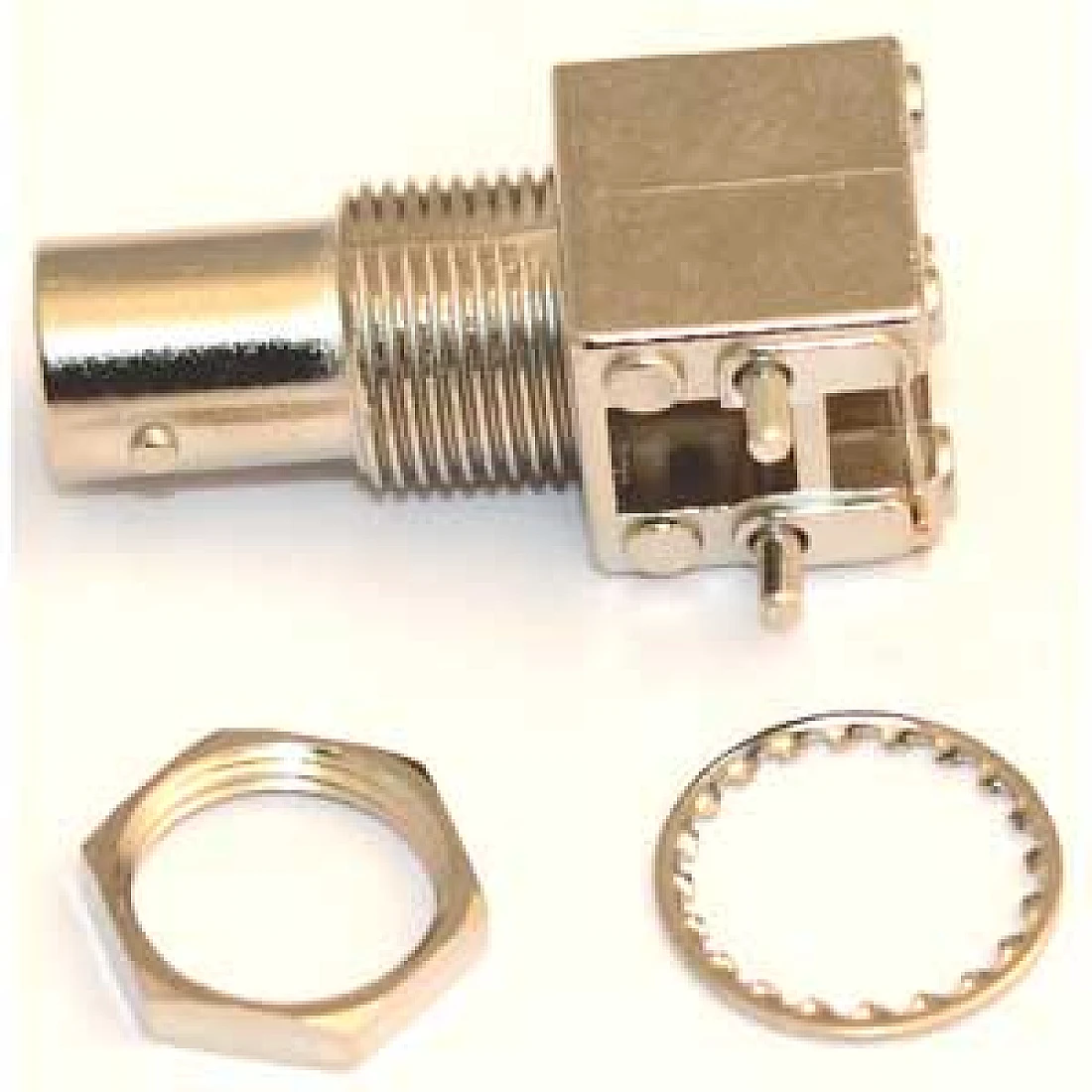 BNC 75 Ohm Shielded Elbow PCB Socket STANDARD PROFILE