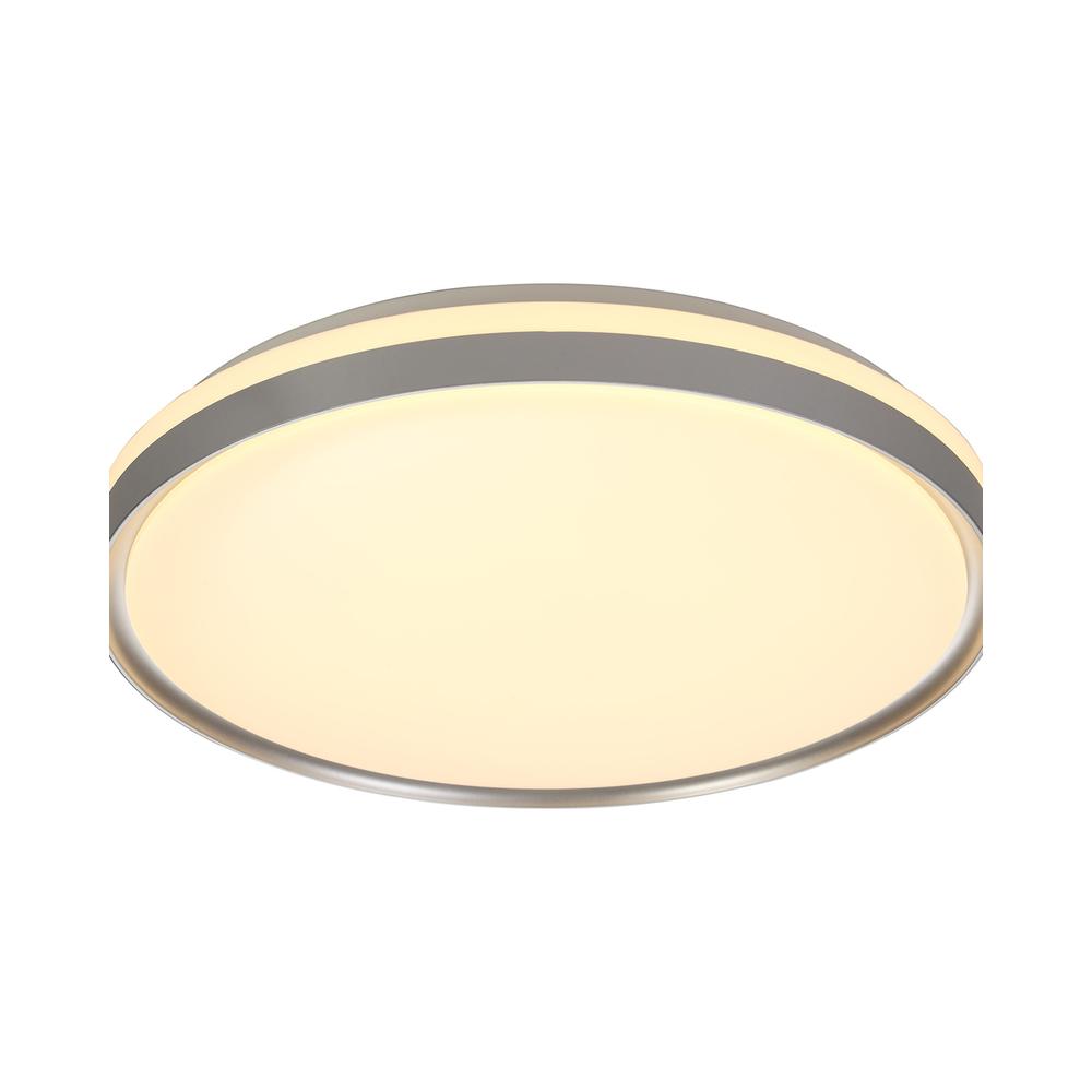 Luxuria Saffron Ceiling 36W LED 3 Step-Dimmable 3000K 1575lm IP44 Silver/White Acrylic