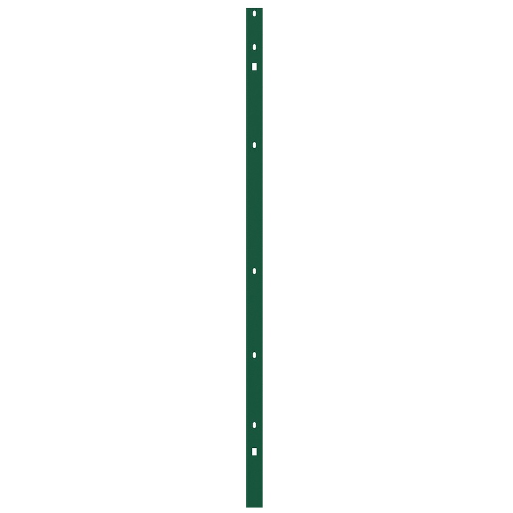 2.4m Clamp Bar Set for Mesh Gate Bar Plus fixings Powder Coated Green
