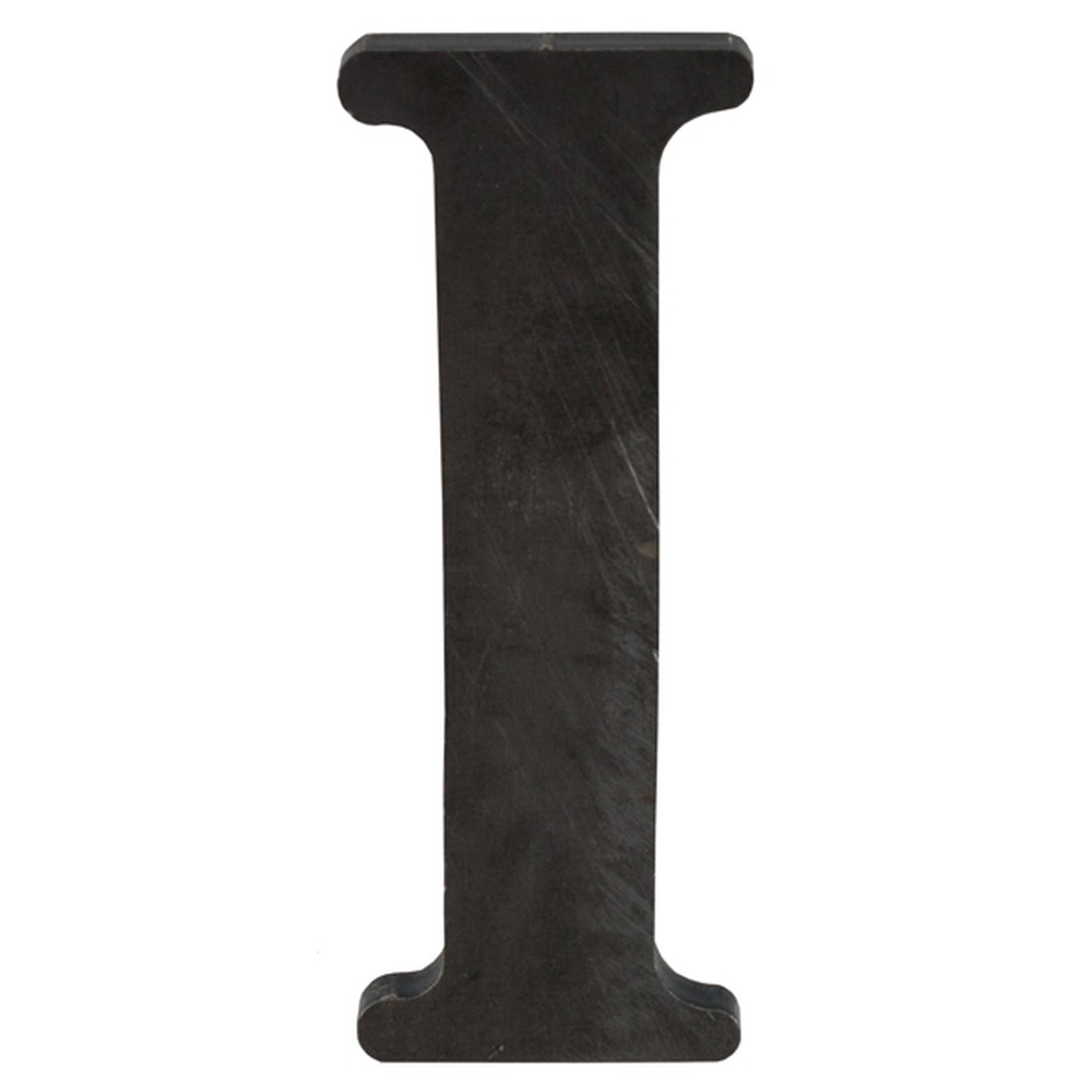 100mm High 6mm Thick Mild Steel Profiled Letter I