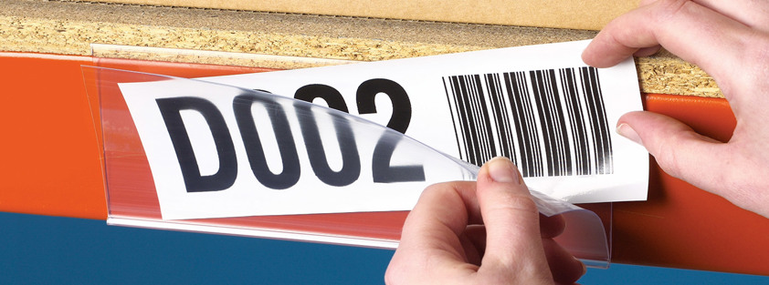 Self-Adhesive Ticket Holders for Stockrooms