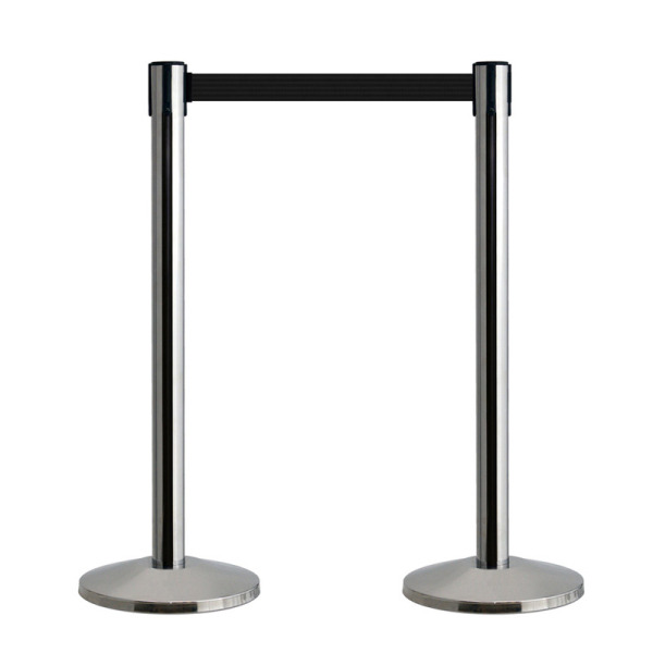 QueueWay Retractable Barriers - Silver Post