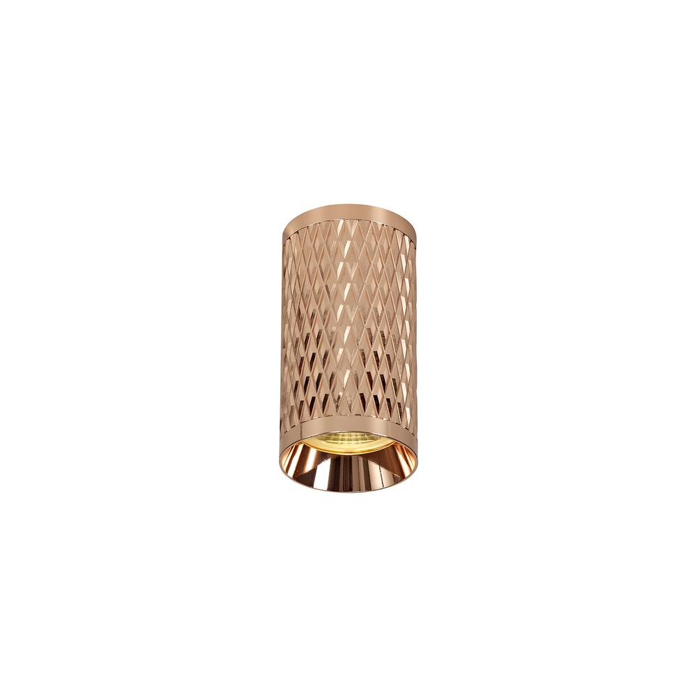 Luxuria Swirl 6cm 11cm Surface Mounted Ceiling Light 1xGU10 Rose Gold