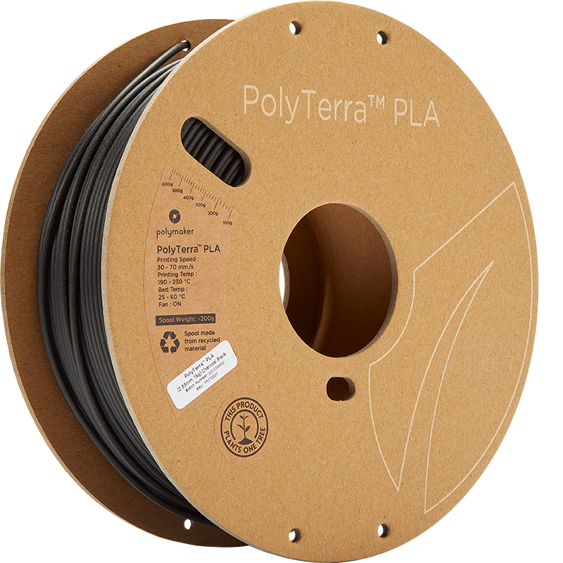 PolyTerra PLA Charcoal Black 2.85mm 1Kg