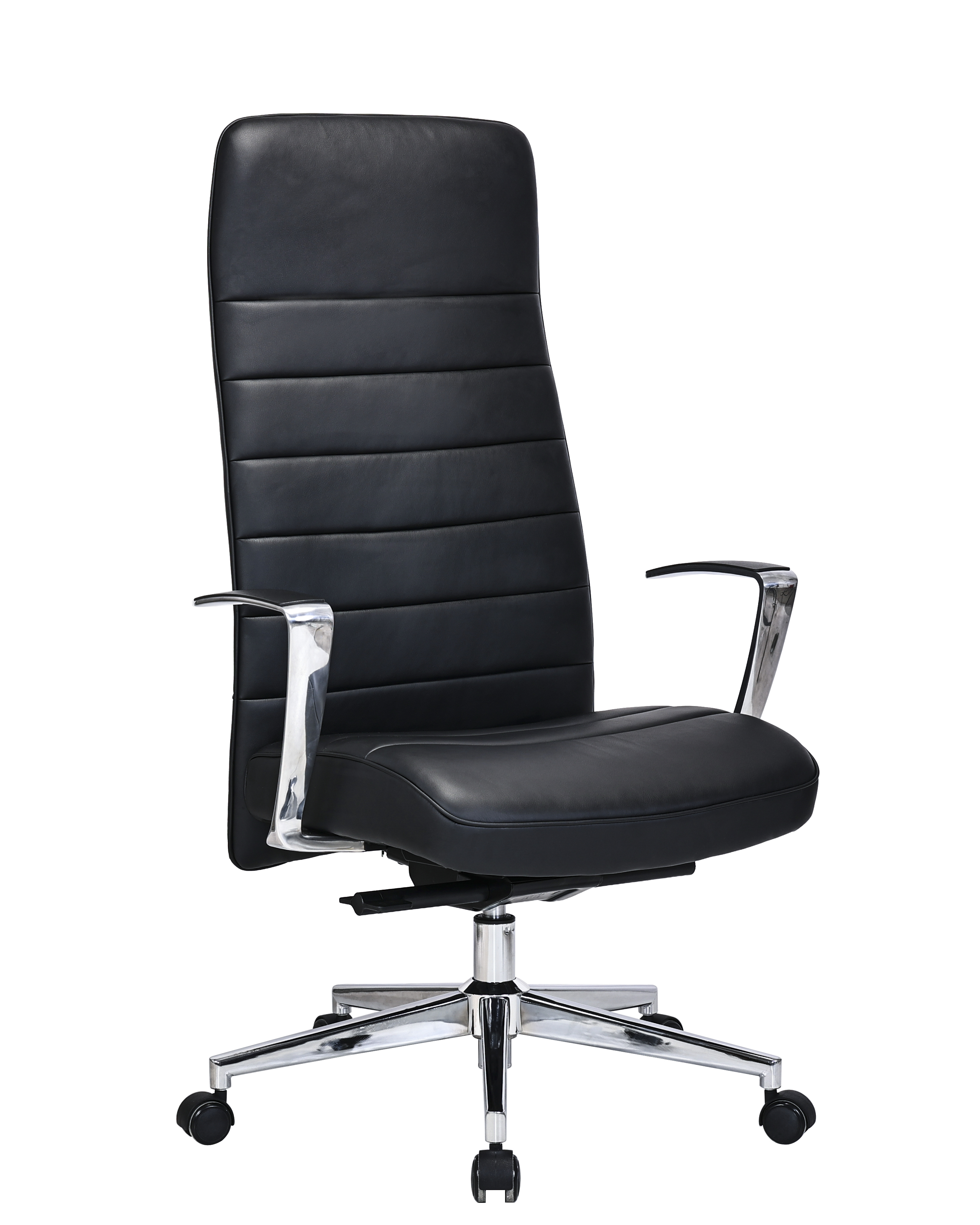 Specialising In Modern High-Back Executive Office Chair in Black Leather - MB-324E North Yourkshire