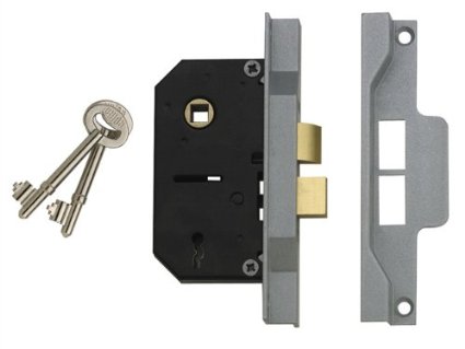 2242 2 Lever Mortice Rebated Sash Lock 3"