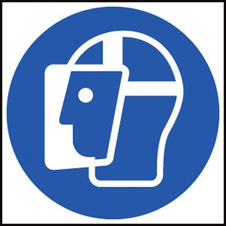 Face shield symbol