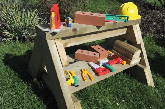 My First DIY Trestle Bench