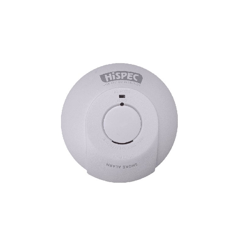 Hispec Smoke Detector Mains With Battery Backup