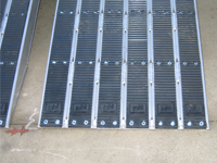 Ramps for Steel Tracks with Rubber Coating - 480mm wide