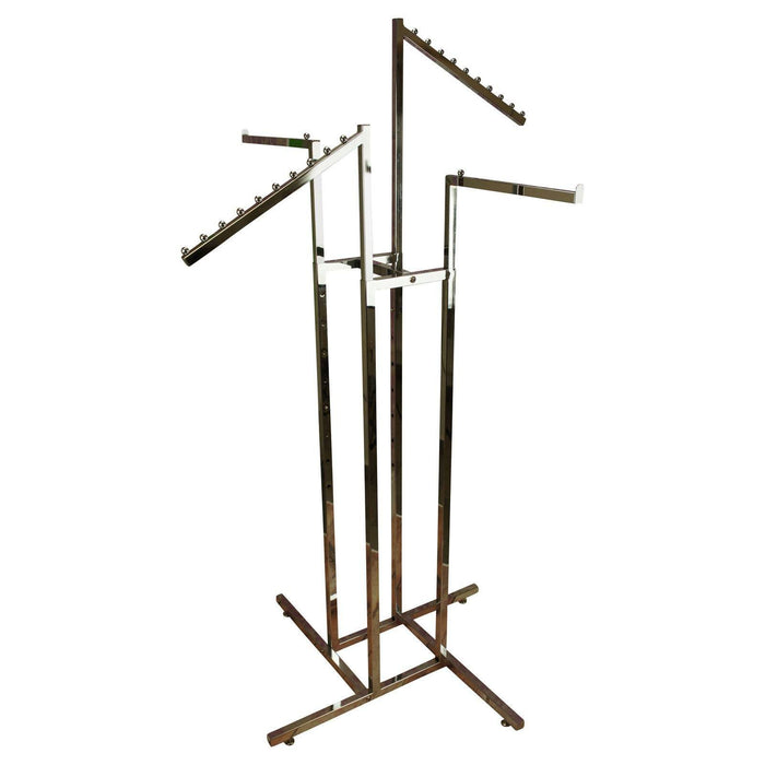 Black And Chrome Clothing Racks At Discount