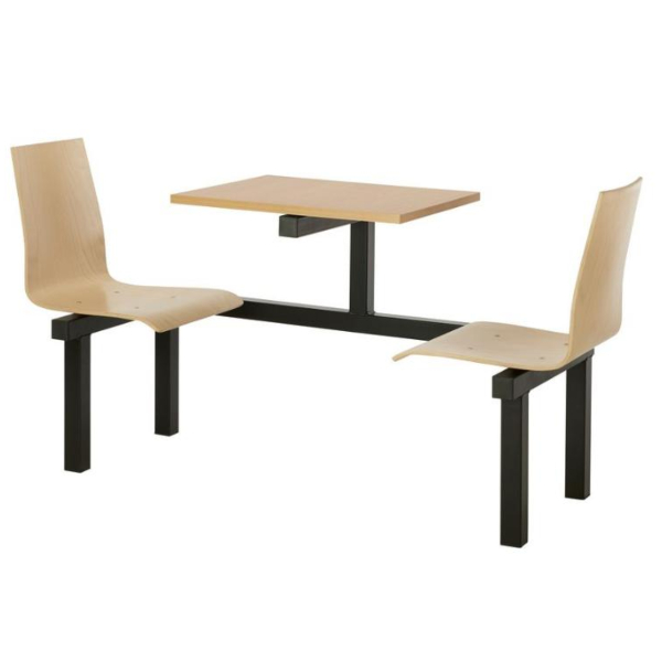 CU91 - 2-Seater Elwood Canteen Unit - Beech