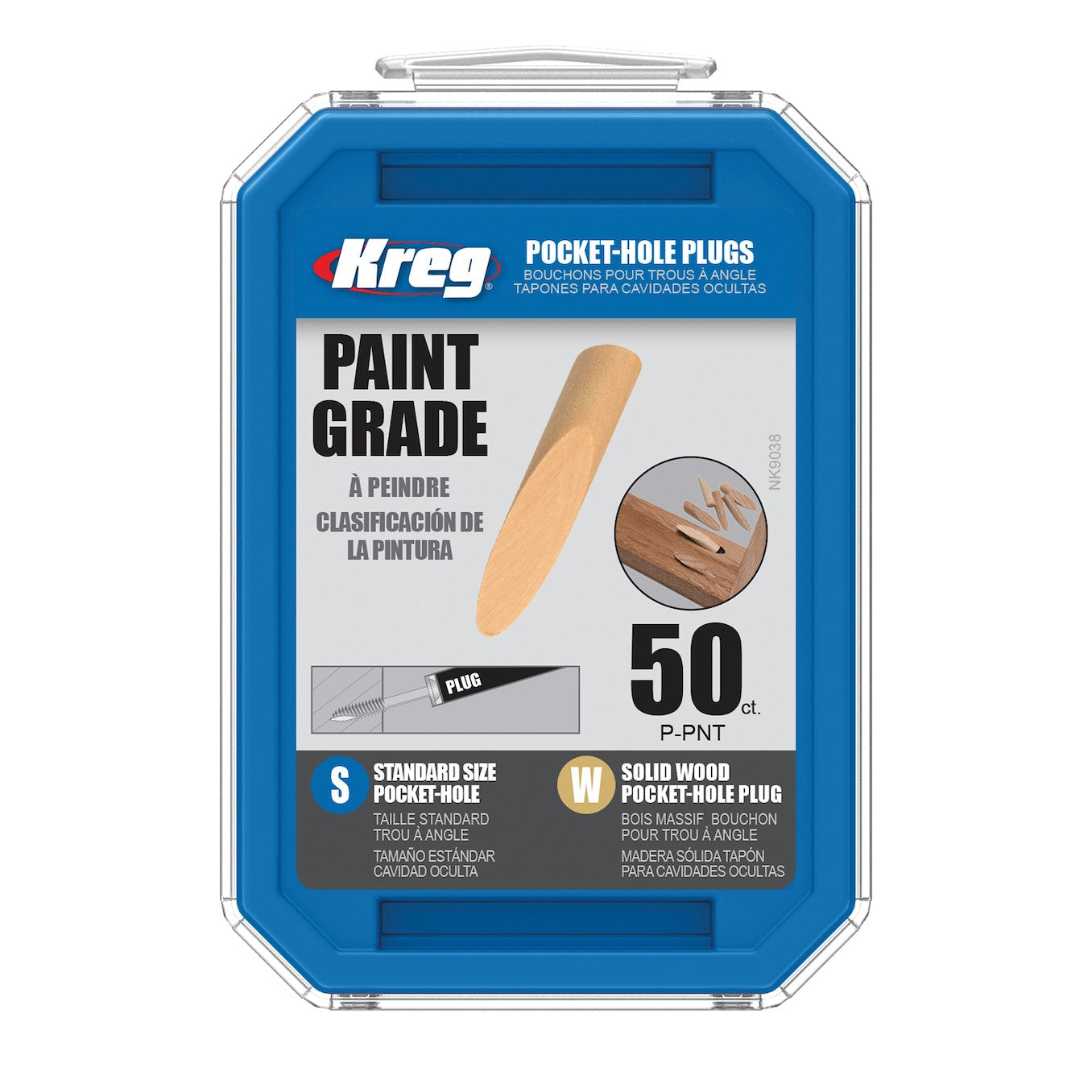 Kreg Paint Grade Plugs - 50 count - P-PNT-INT