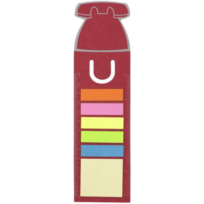 House shaped bookmark and sticky notes.