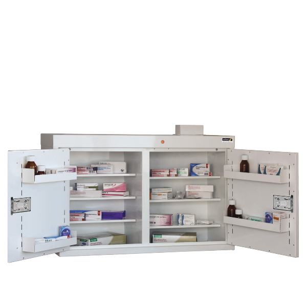 Medicine Cabinet with 6 Shelves 100cm Wide