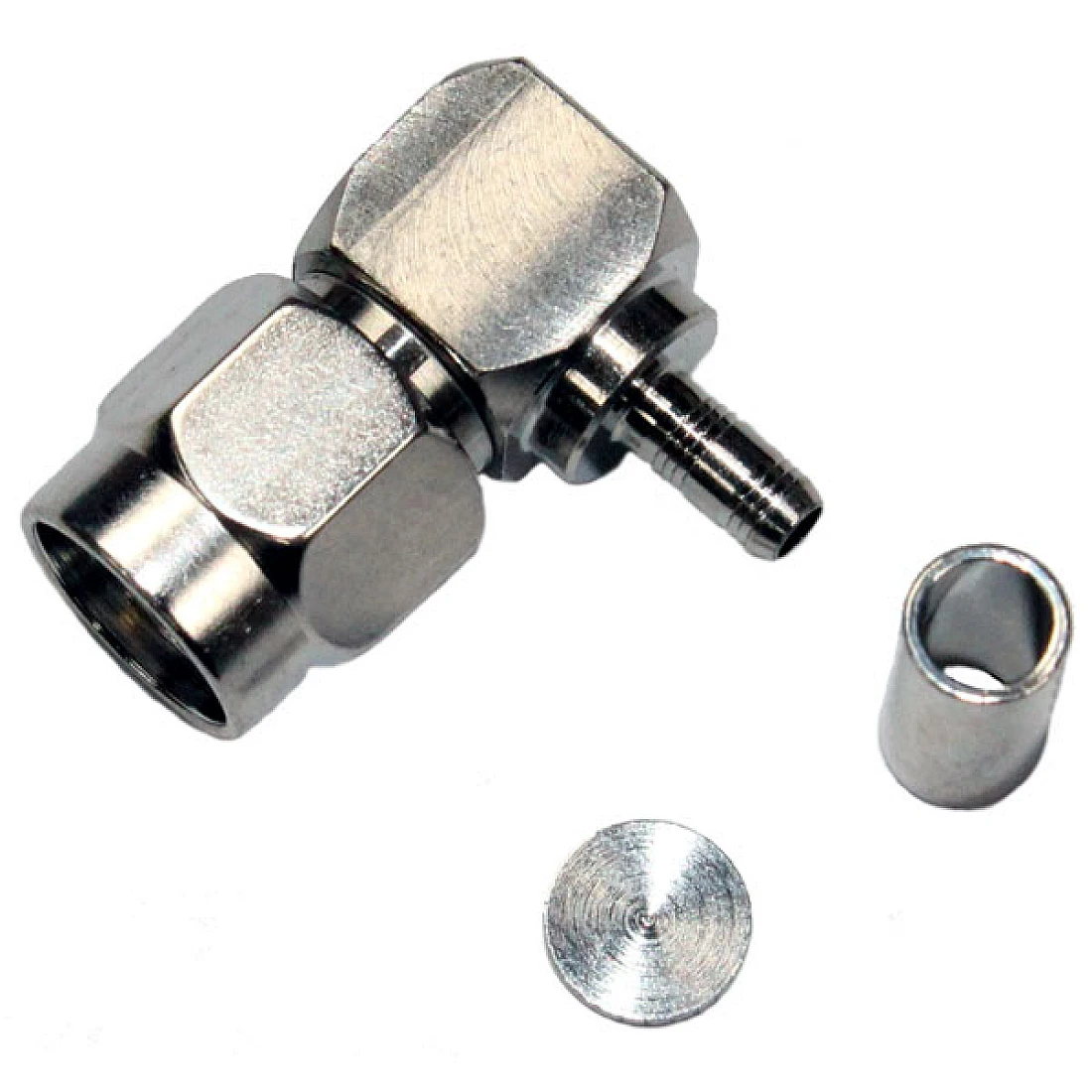 42.1420.029 IMS SMA Elbow Crimp Plug RG174 RG316 LMR100