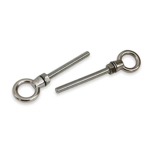 A4 ST/ST Long Shank Eye Bolts M10 x 100mm