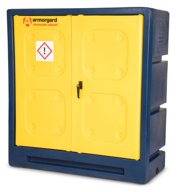 Armorgard CCC3 Chemcube Non&#45;Corrosive Storage Cabinet W1220 x D550 x H1310mm For Construction Companies