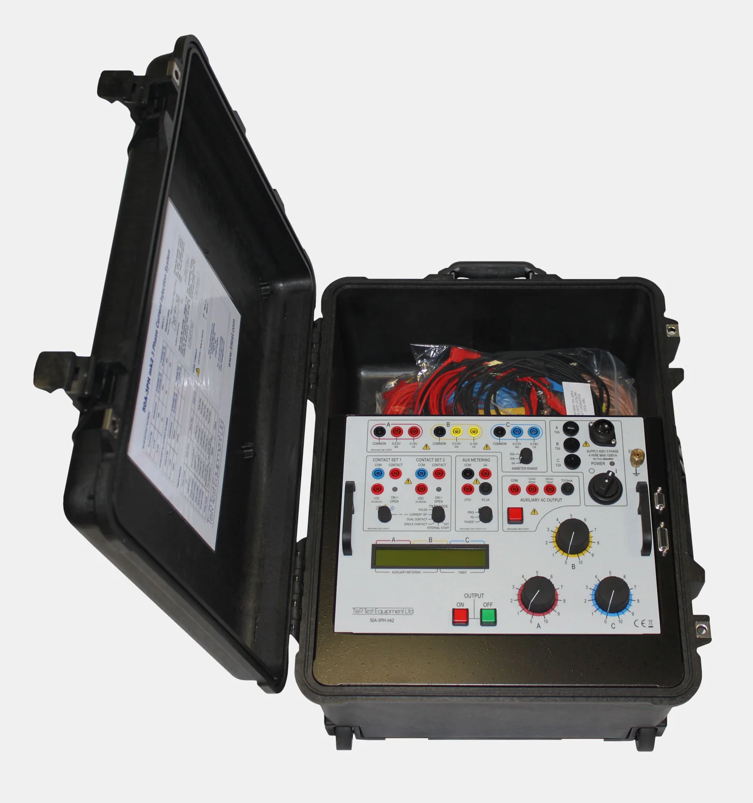 UK Suppliers of 50A-3PH MK2 Secondary Current Injection Test Set