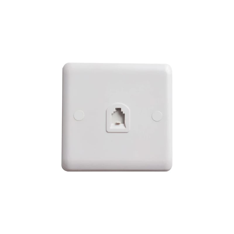 Deta Vimark Curve RJ11 Telephone Outlet