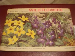 Rare Brooke Bond Wild Flowers Series 3 Album & Stuck In Set 1964