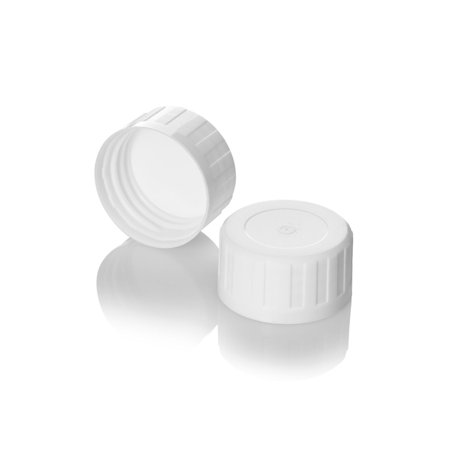 Supplier Of 38/415 White Wadded Screw Cap - Ribbed