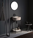 Luna Washstand With Stone Tap Ledge Basin (LB10)