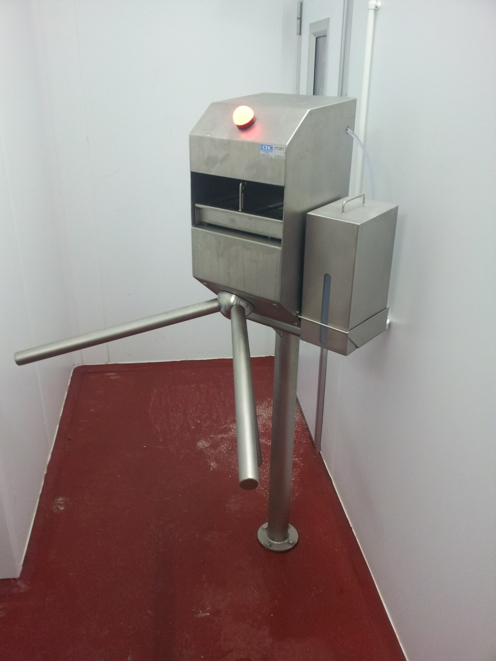 UK Suppliers of Hand Sanitiser Turnstile Units