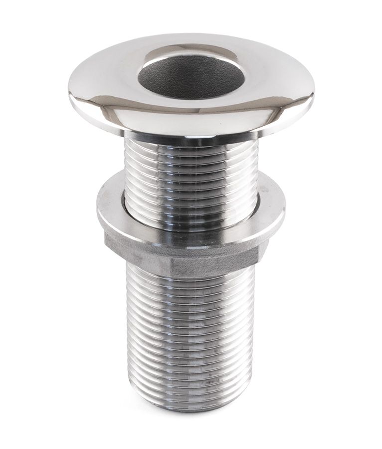 Thru-Hull With Thread - 316 / A4 Stainless Steel