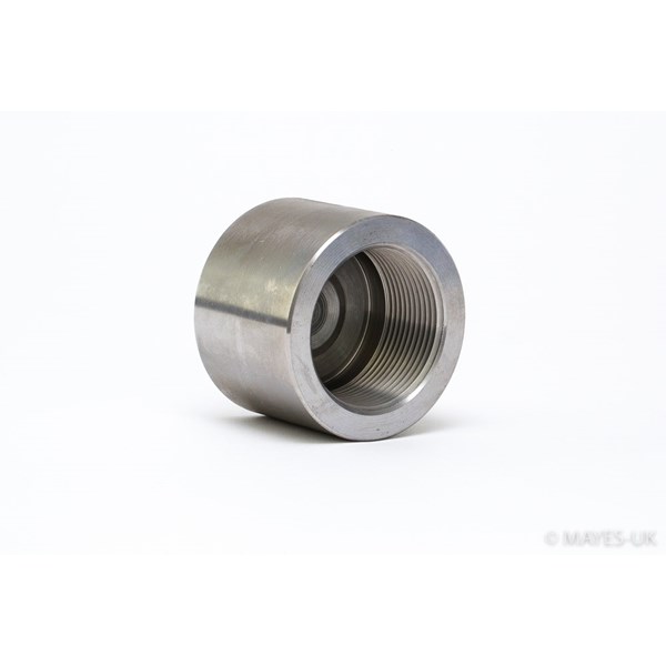 1.1/2" 3000 (3M) BSPT         
End Cap
A182 316/316L Stainless Steel
Dimensions to ASME B16.11