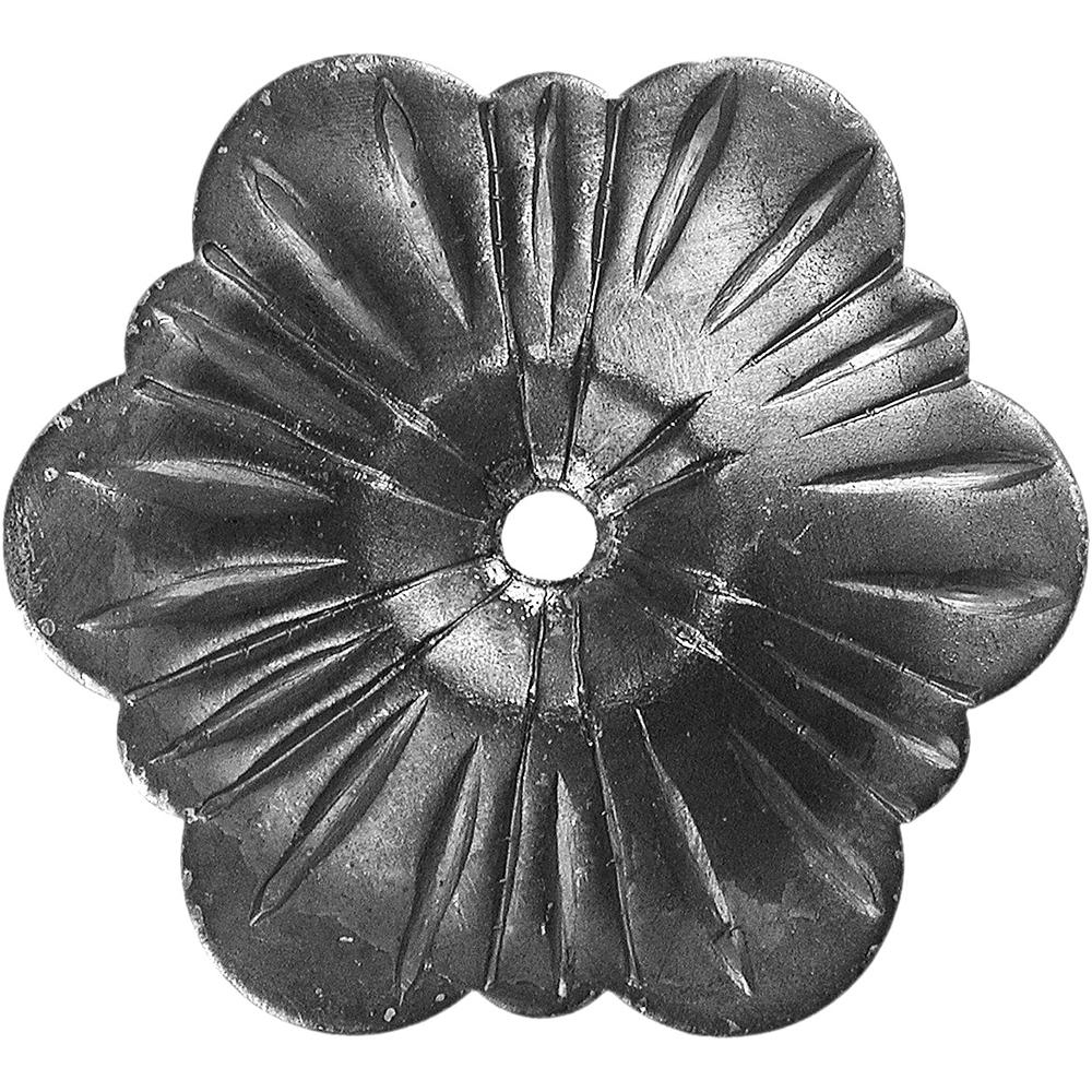 Hand Forged Rosette - 115mm Dia