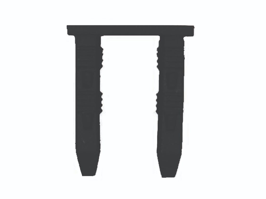 11.5 x 18mm Black Duplex/Interbar Staple Edge Keys (Box of 1,000)