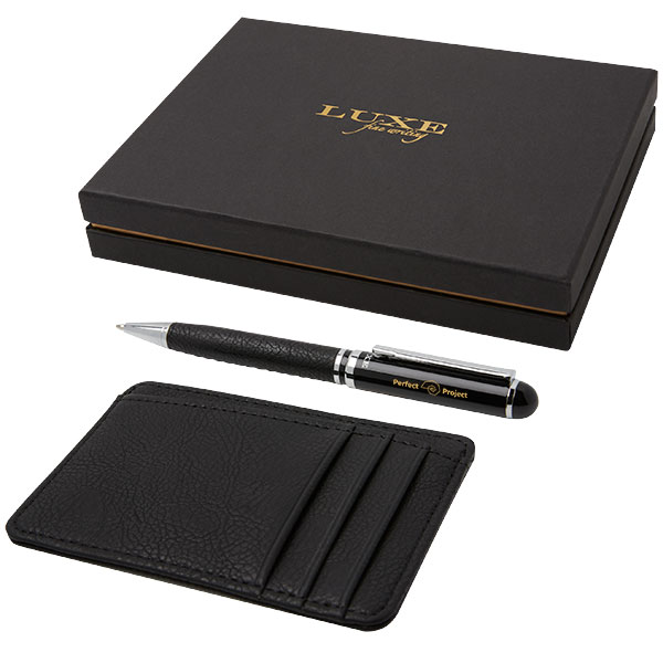 LUXE Encore Ballpen and Card Wallet Gift Set
