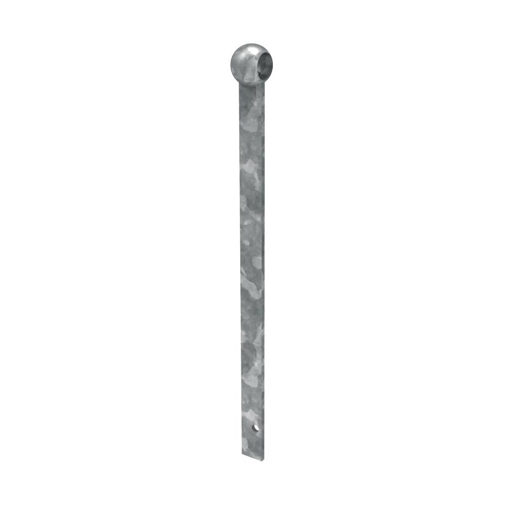 840mm Handrail Post - for 48.3mm Tubeuse with 560mm Bolt Down Post O/A 1100mm
