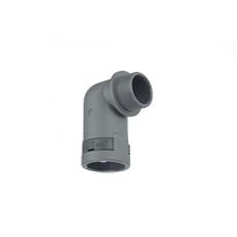 PMA SVWDM120GT - 50 Conduit Connector Grey Colour 90 Degree Elbow Connector Type 12mm