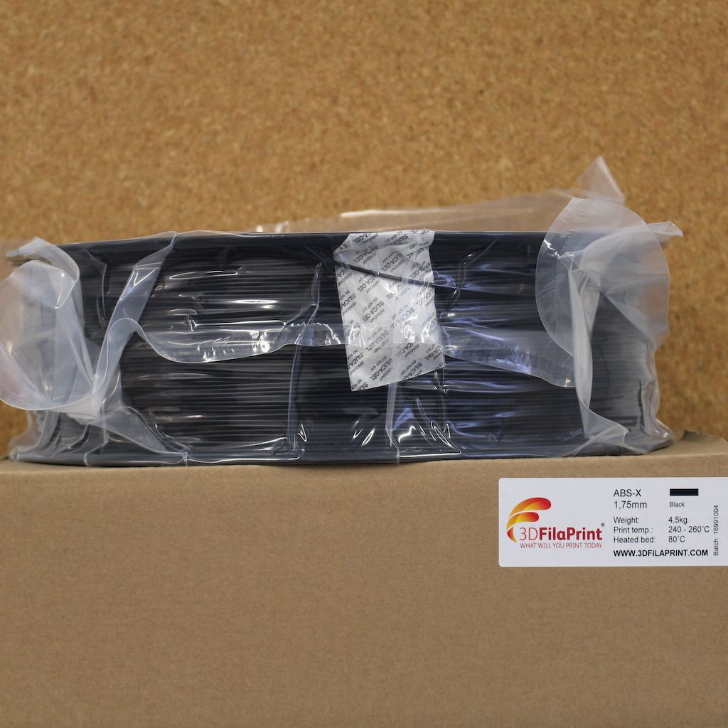 3D FilaPrint ABS X Black 1.75mm  4.5Kg 3D Printer Filament