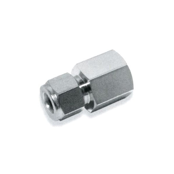 12mm OD Hy-Lok x 3/8" BSPP Gauge Connector 316 Stainless Steel