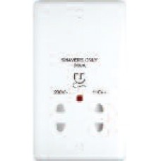 Shaver Socket, ST2213, wall fitting