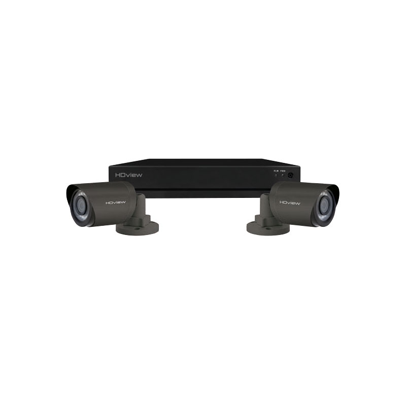 ESP 4Ch 4MP 1TB 2 Grey Bullet Camera Kit