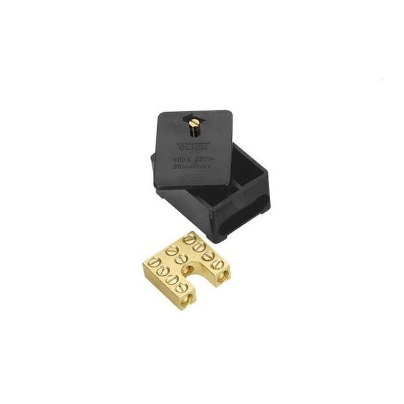 Click Single Pole 100A 5 Way Connector Block