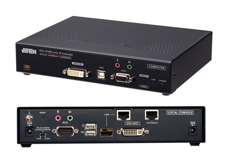 KE6900AiT - Aten - DVI-I Single Display KVM over IP Transmitter with Internet Access, KVM Transmitter (KE Range) *NEW*..