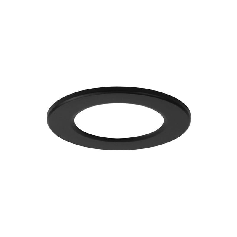 Integral Matt Black Bezel for Compact Eco Round LED Downlight