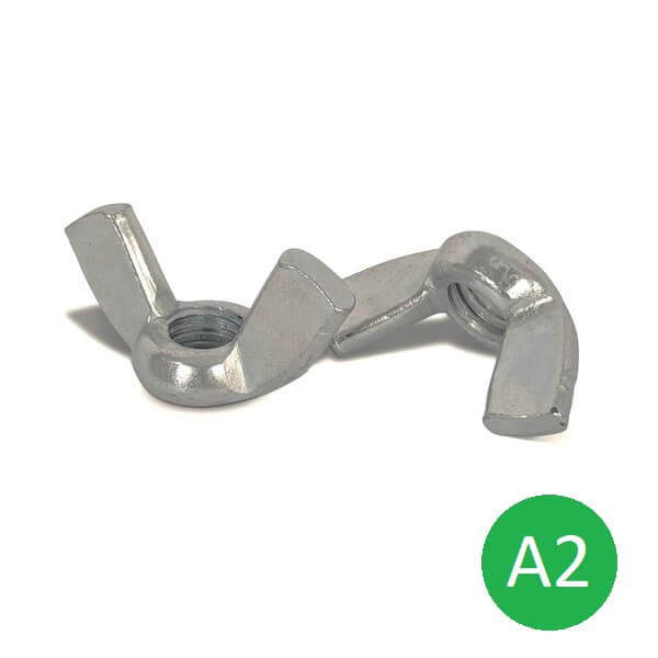 M8 A2 Stainless Wing Nuts DIN 315AF