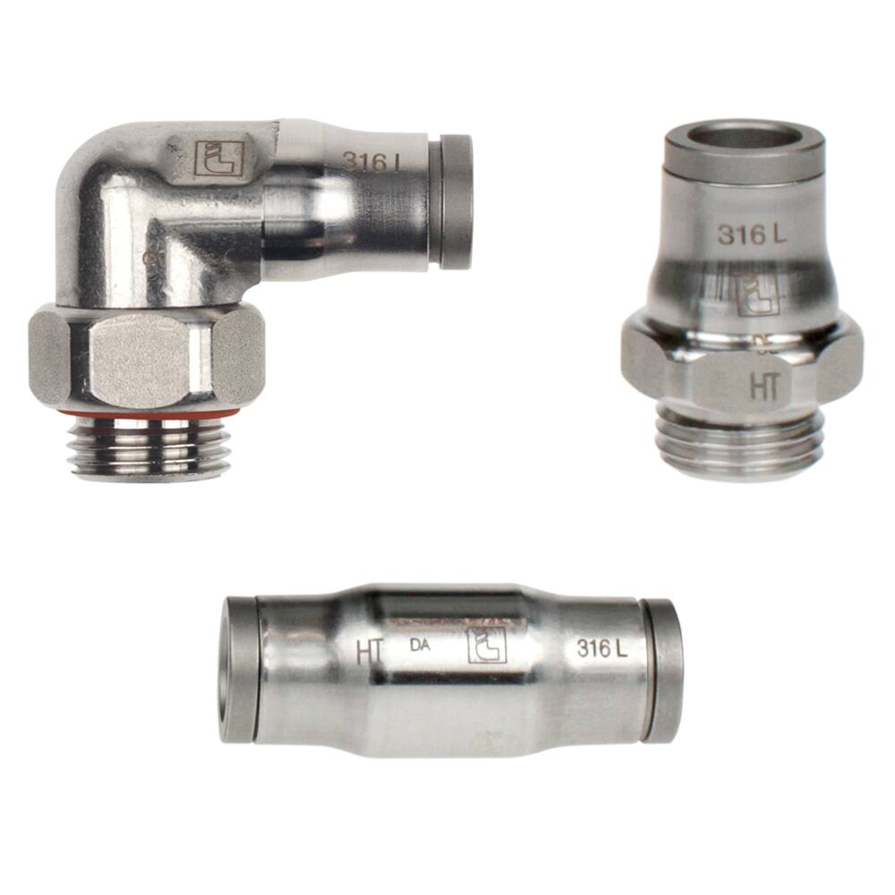 LF 3800/ LF 3900 - 303/316L Stainless Steed Push-In Fittings